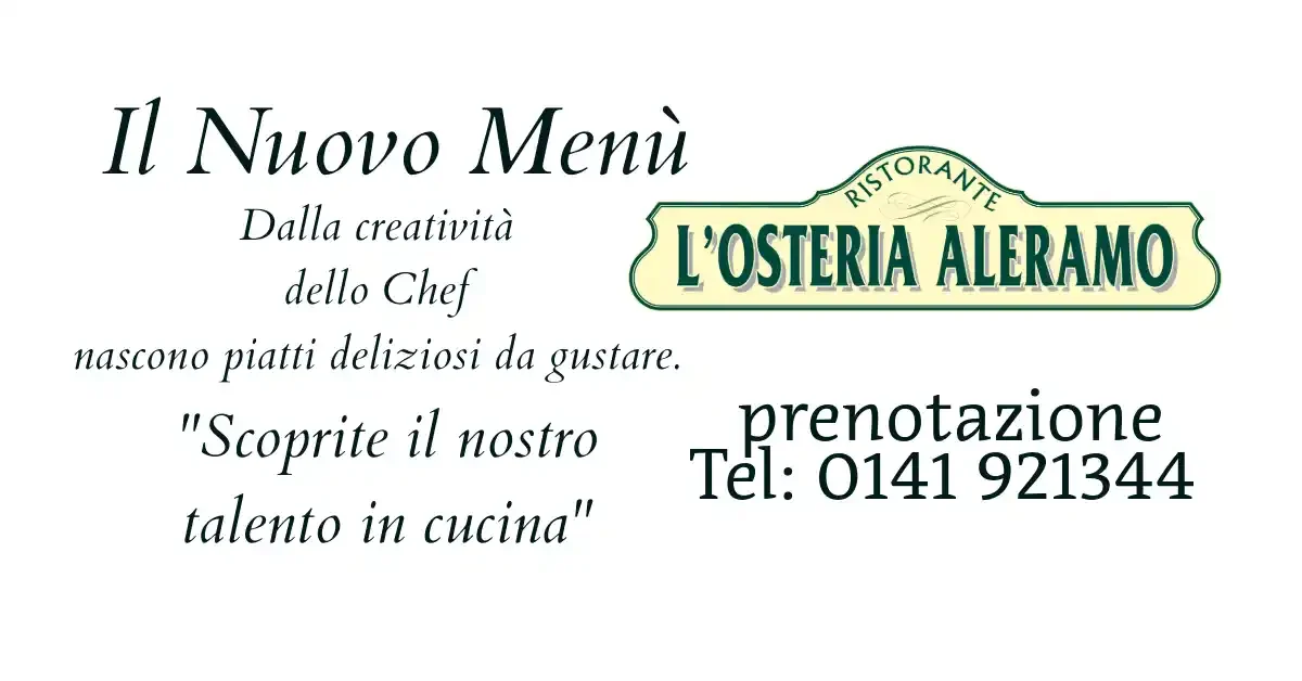 Scopri di più sull'articolo Menù